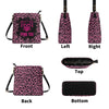 Punk You Pink Leopard PU Bucket Shoulder Bag