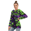 Deathwalker Women's Hoodie With Double Hood