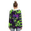 Deathwalker Women's Hoodie With Double Hood