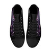 Haunted Purple Scene with  Skulls Women's Psychobilly High Top shoes