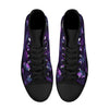 Purple Skulls In Splatter Women's Psychobilly High Top shoes