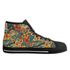 Classic Retro Hawaiian Pattern Men's Psychobilly High Top Shoes