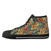 Classic Retro Hawaiian Pattern Men's Psychobilly High Top Shoes