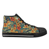 Classic Retro Hawaiian Pattern Men's Psychobilly High Top Shoes