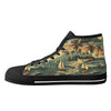 Beach And Boats Classic Hawaiian pattern Men's Psychobilly High Top Shoes