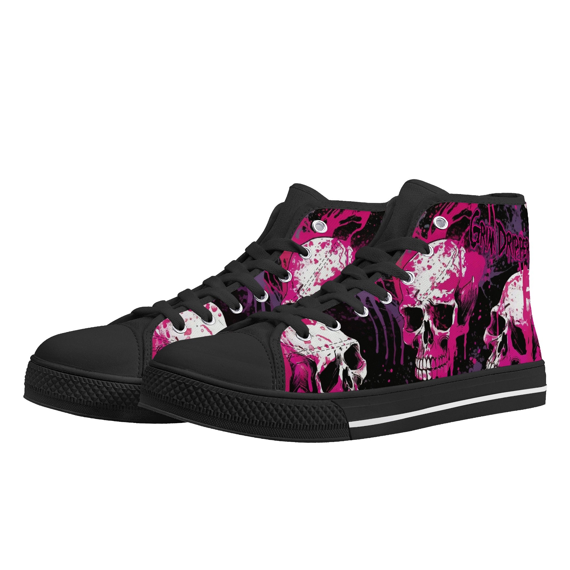 Grim Dripper Men's High Top Shoes