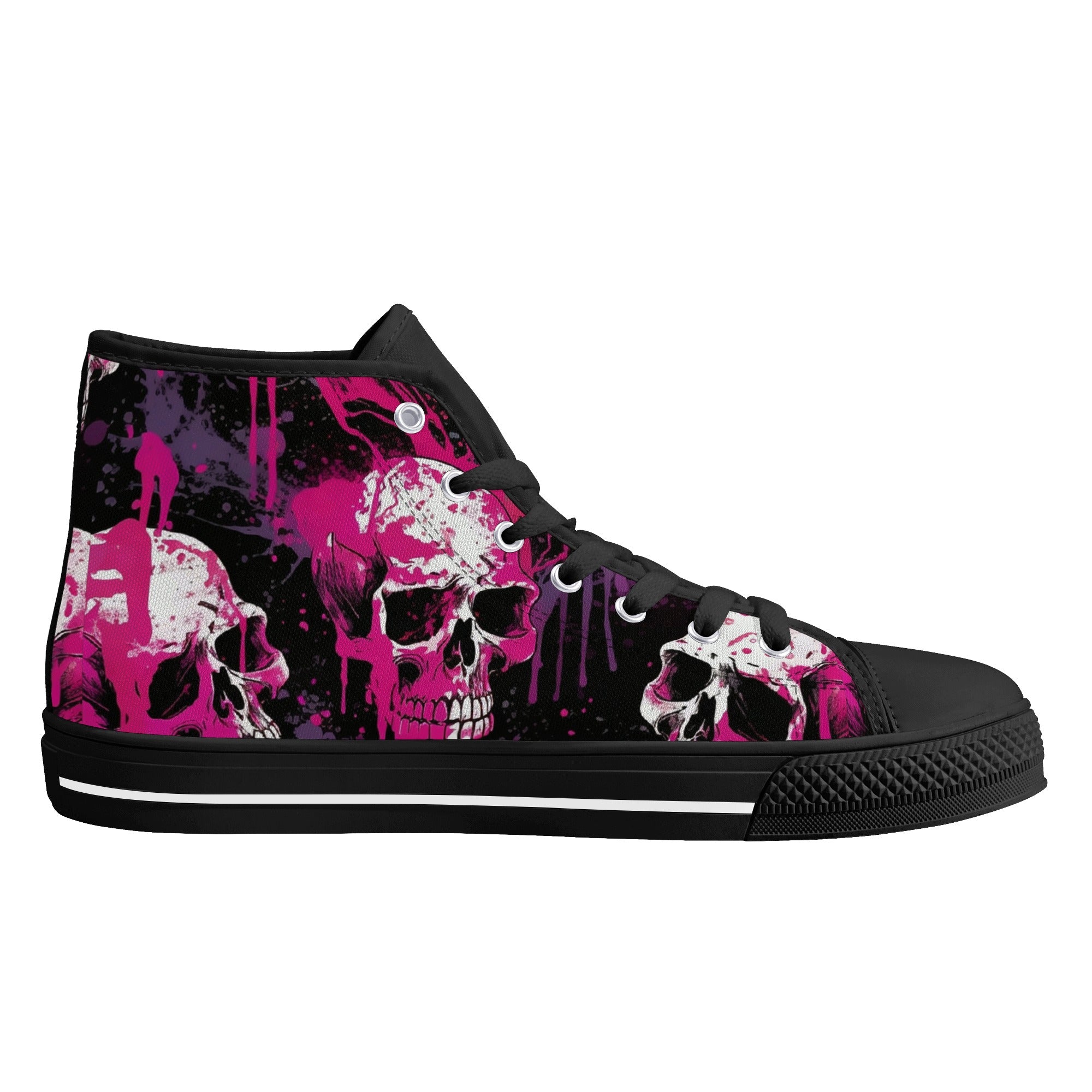 Grim Dripper Men's High Top Shoes