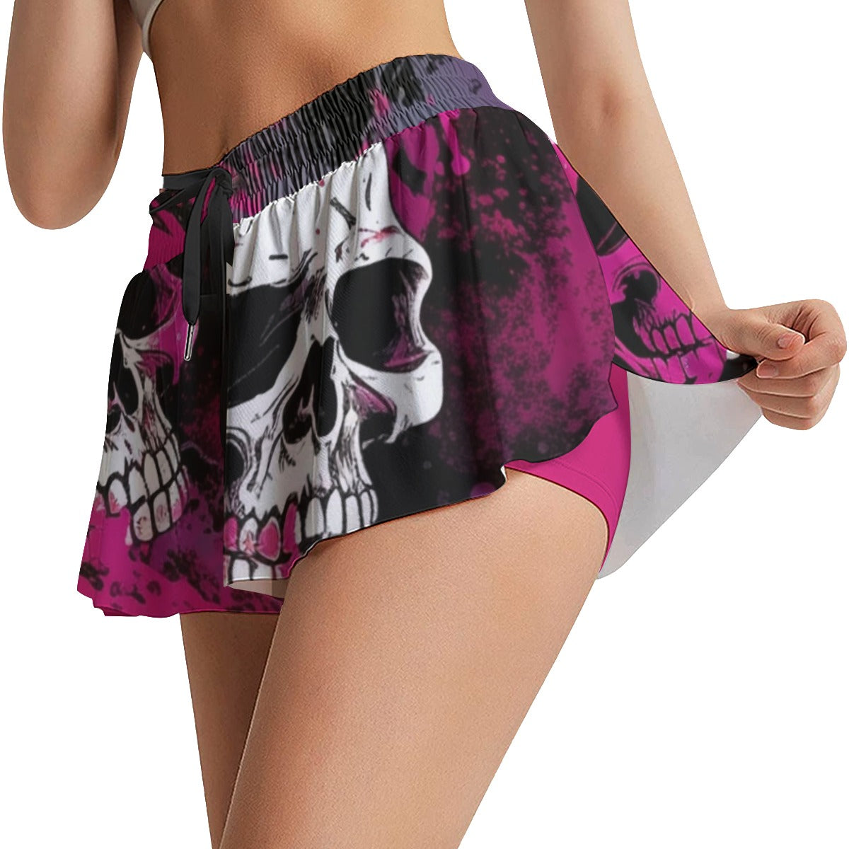 Grim Dripper Sport Skorts With Pocket