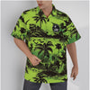 Black and Green Hawaiian Scenery Psychobilly Hawaiian Shirt