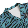 Blue Zebra Hawaiian Shirt