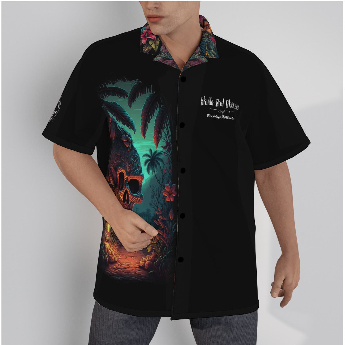 'Tiki Terror' Psychobilly Hawaiian Shirt