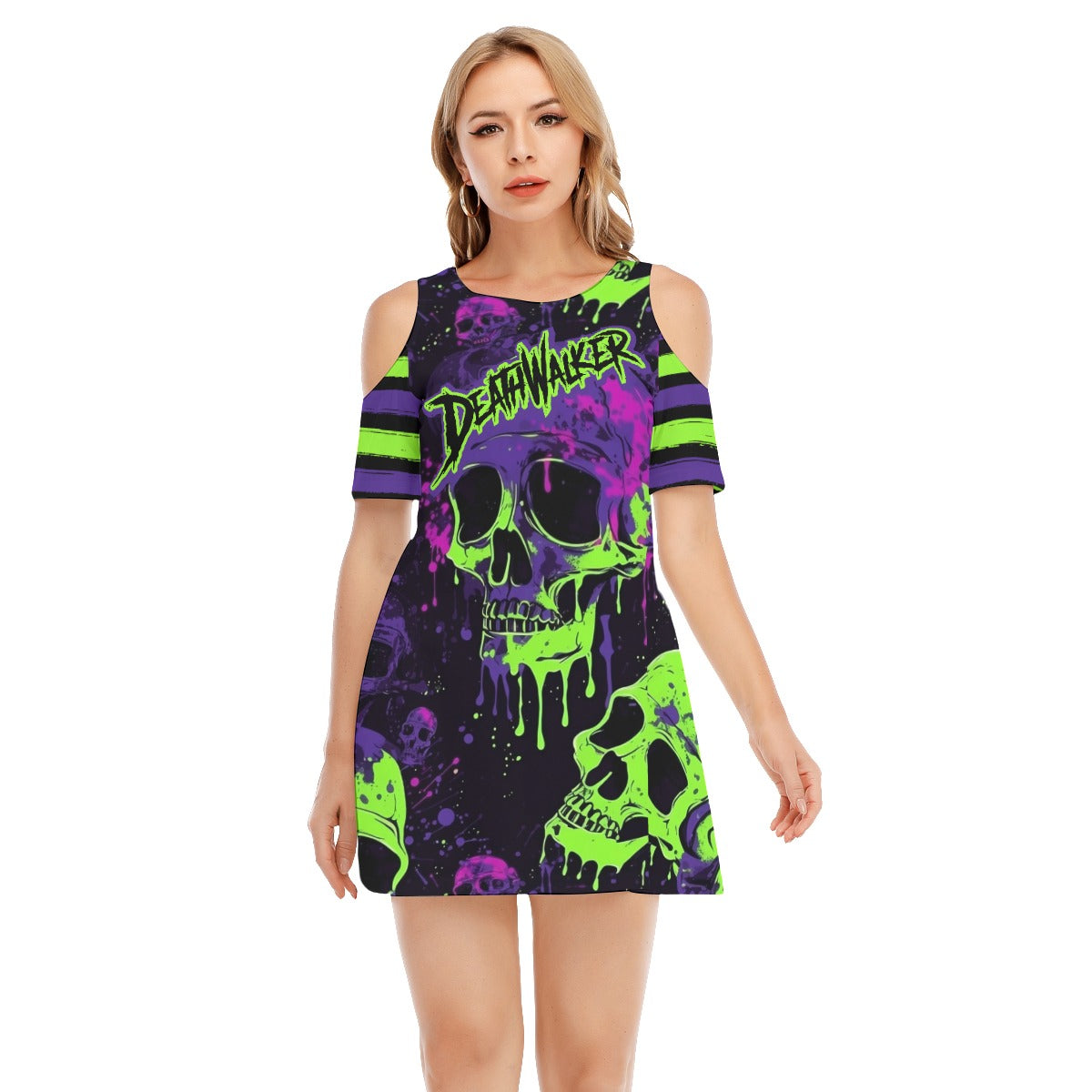 Deathwalker Cold Shoulder Dress