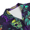 All-Over Print Men's Hawaiian Shirt With Button Closure |115GSM Cotton poplin