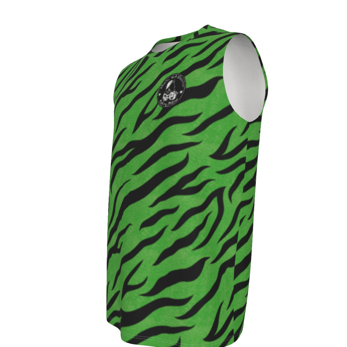 Green Zebra Tank Top