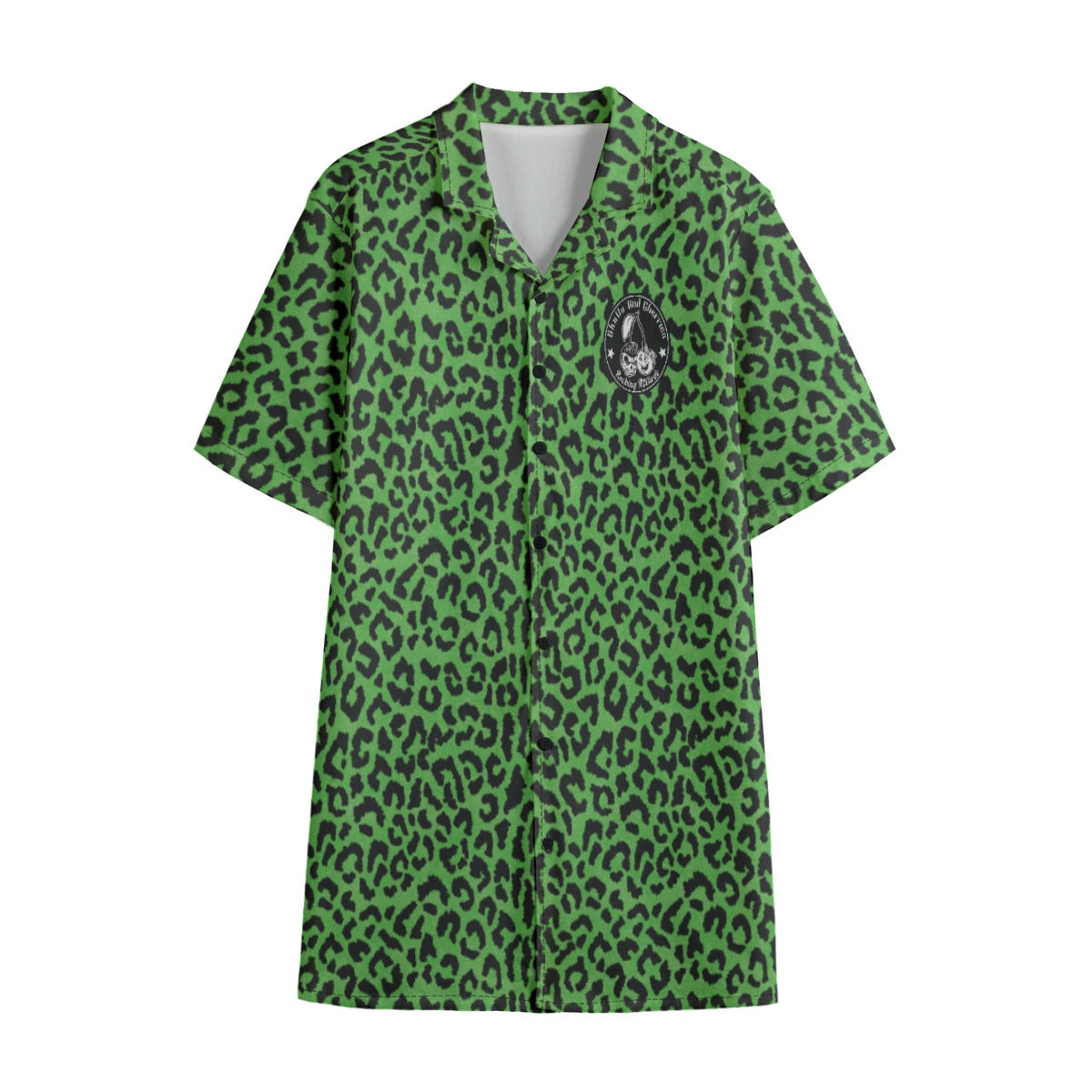 Green Leopard Hawaiian Shirt