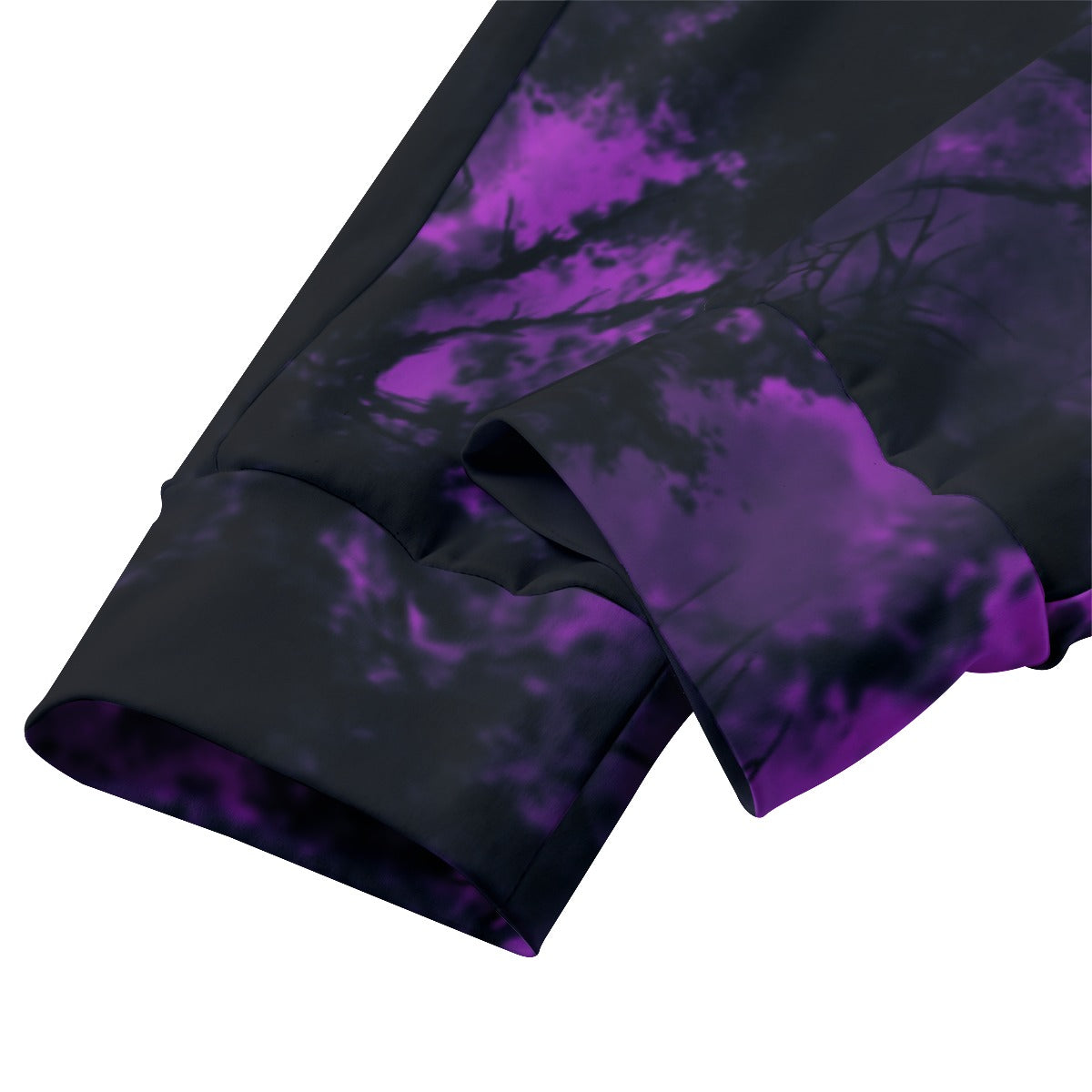 Purple Tie-Dye Yoga Pants