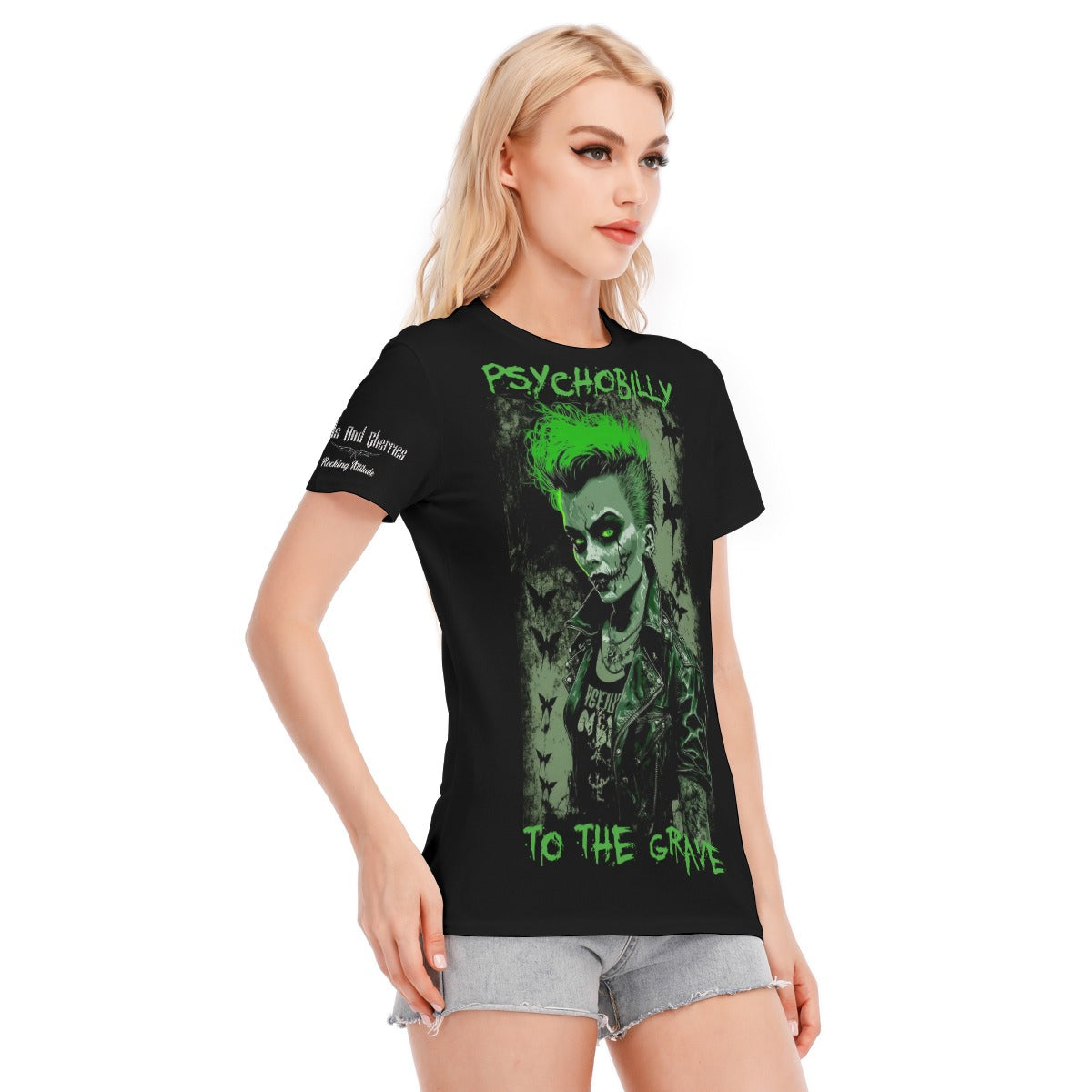 Psychobilly to the grave Punk Pinup Psychobilly T-shirt