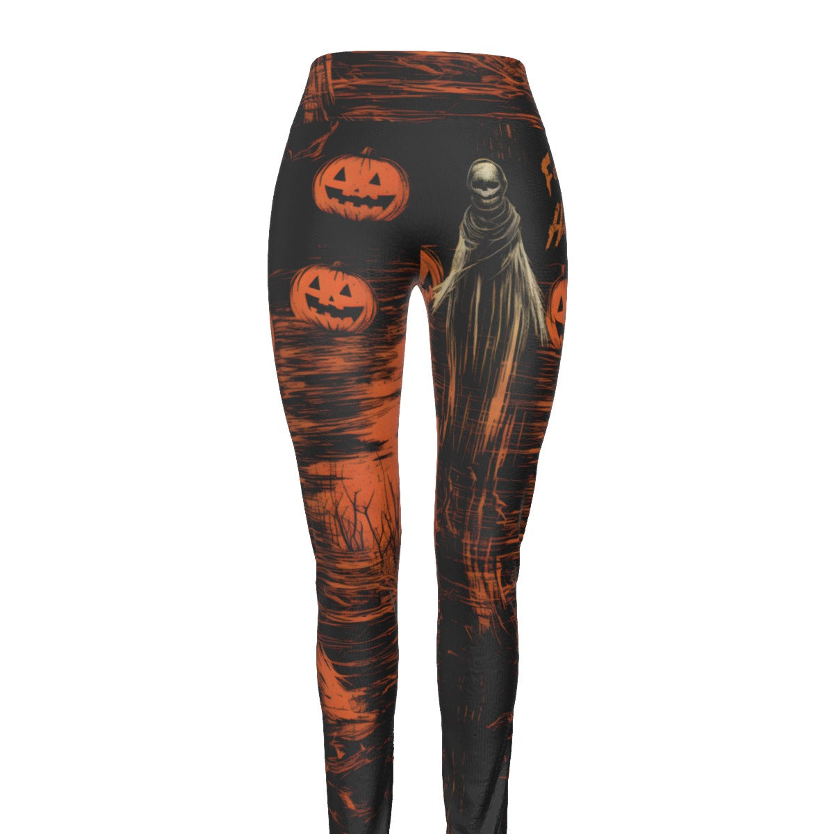 Ghostly Forever Halloween High Waist Leggings