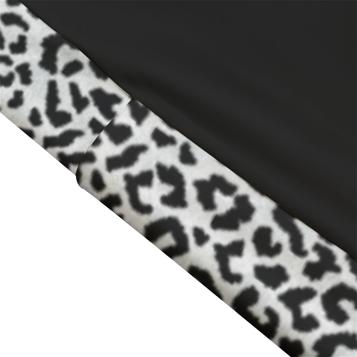 White Leopard High Waist Leggings With Side Pocket