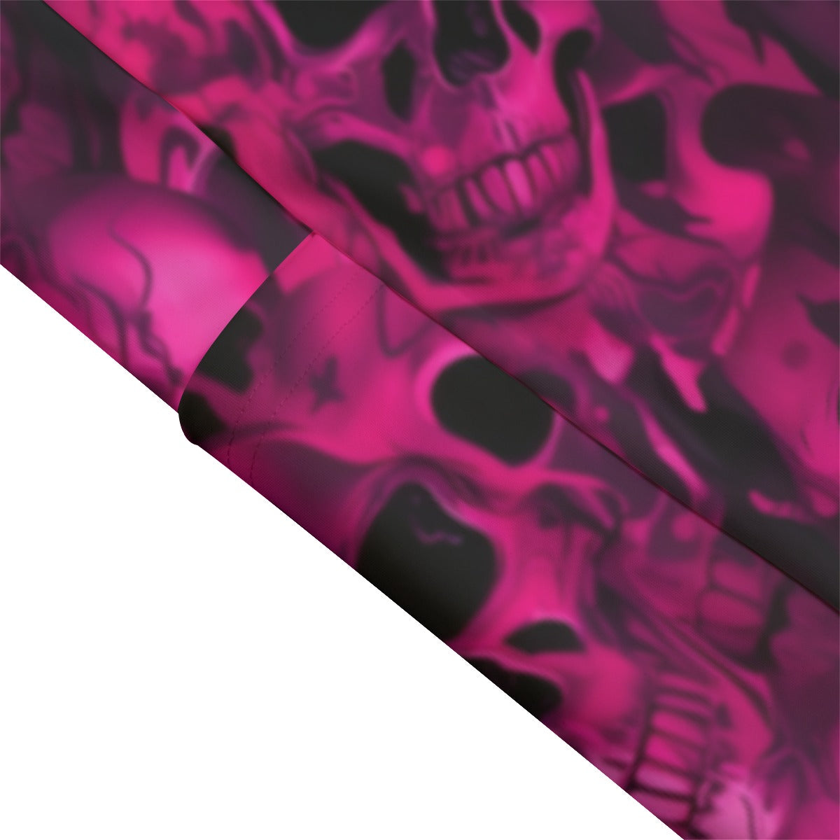 Pink tie-dye skulls High Waist Leggings With Pockets