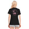 Stay Psycho Pink full moon Pinup Psychobilly T-shirt