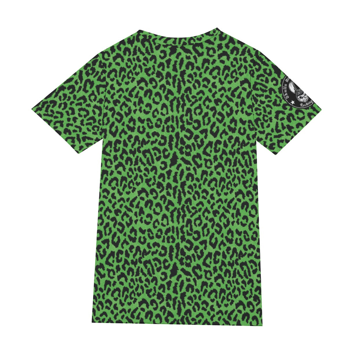 Green Leopard Full Print T-shirt