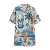 All-Over Print Men's Hawaiian Shirt With Button Closure |115GSM Cotton poplin