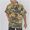 Beach and Boats Classic Hawaiian Pattern Psychobilly Hawaiian Shirt
