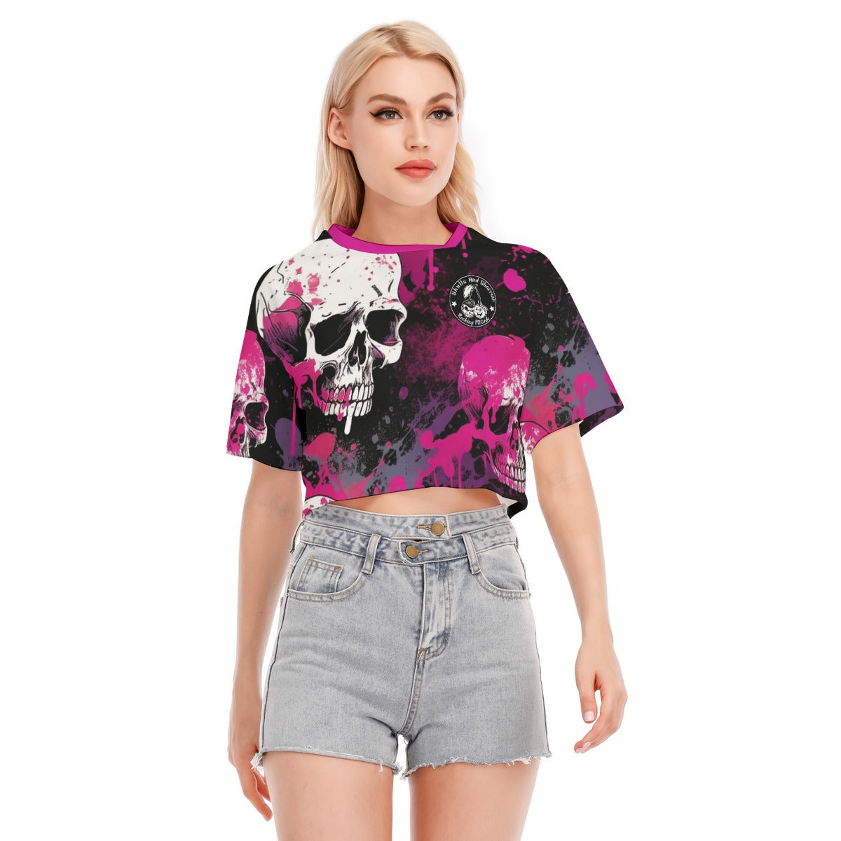 Grim Dripper Cropped T-shirt