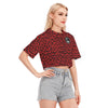 Red Leopard Crop Top