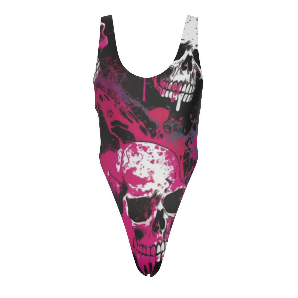 Grim Dripper One-piece Swimsuit | Double-sides Printed