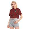 Red Leopard Crop Top