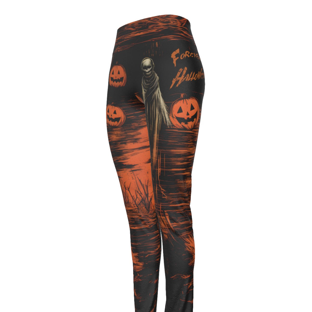 Ghostly Forever Halloween High Waist Leggings