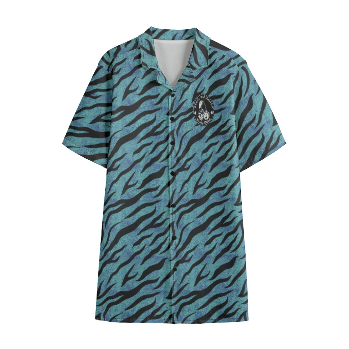 Blue Zebra Hawaiian Shirt