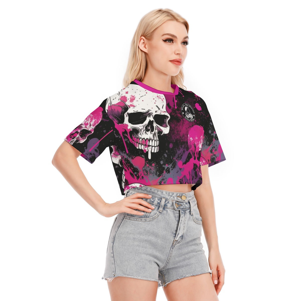 Grim Dripper Cropped T-shirt