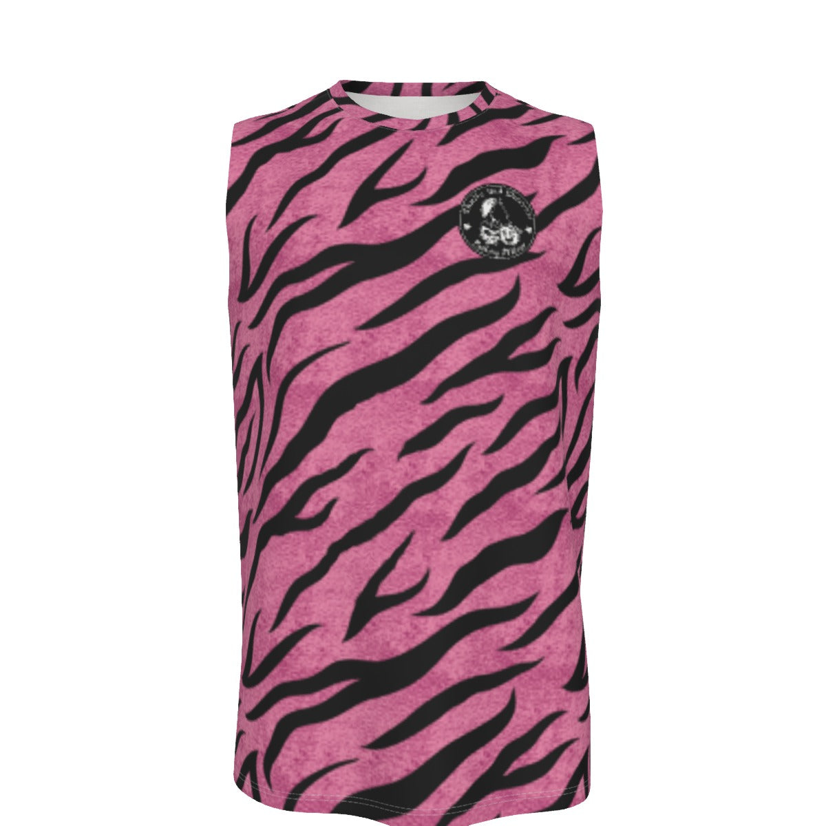 Pink Zebra Tank Top