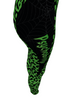 Green Animal Print Psychobilly Casual Leggings