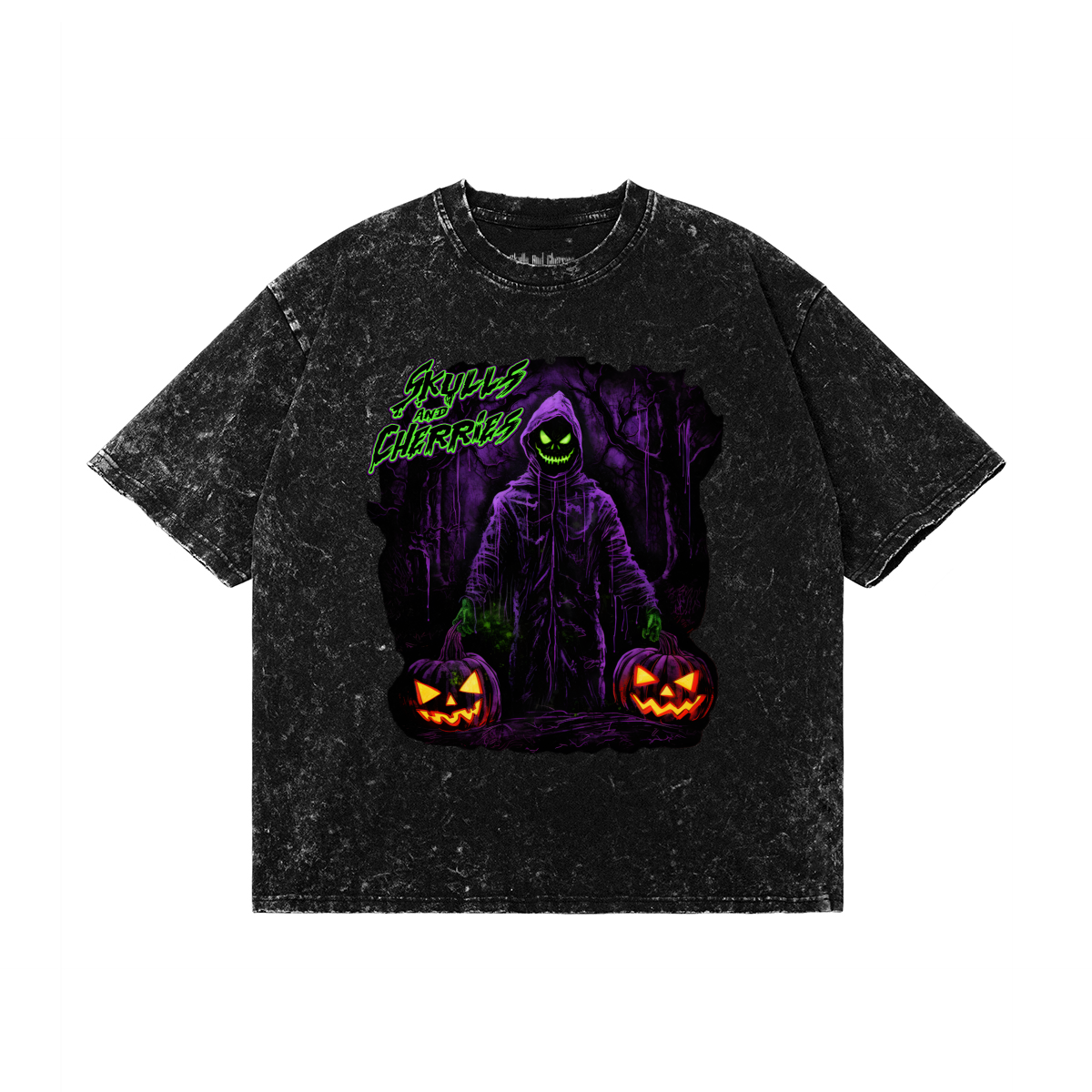 Premium Tshirt Hooded Figure Jack O Lanterns